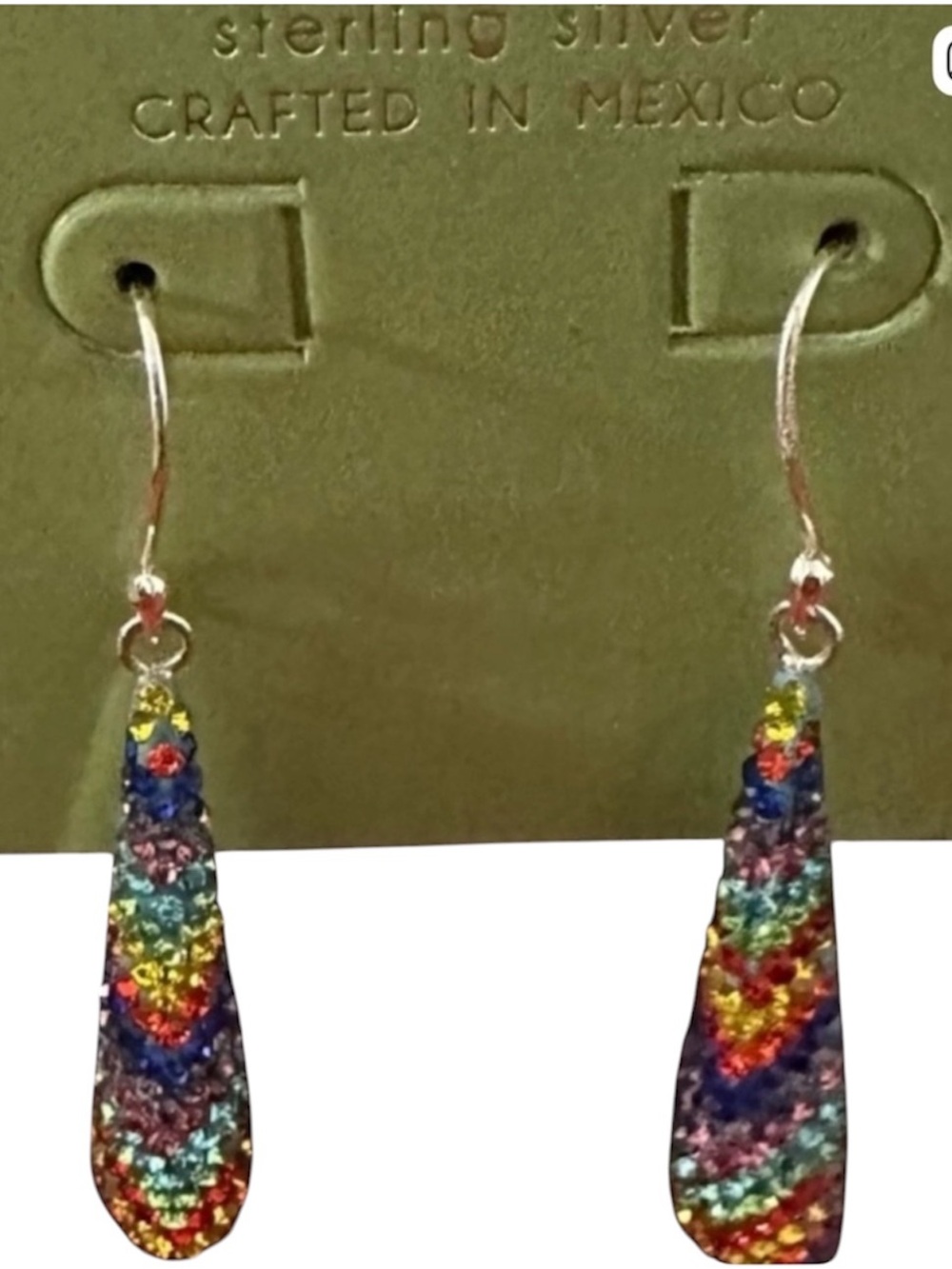 Colorful Dangle Earrings - Picture 1 of 4